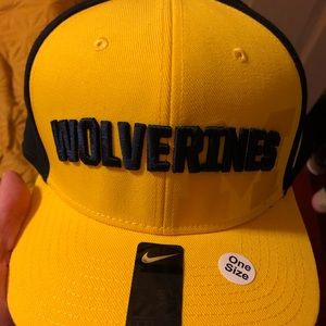 New Mens Nike Michigan Wolverines Hat